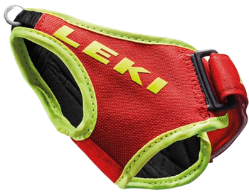 Paski do kijków narciarskich LEKI Trigger Shark Frame Strap XS Red/Neon