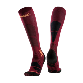 Skarpety narciarskie X-Socks Ski Perform OTC Dune Red/Orange - 2024/25