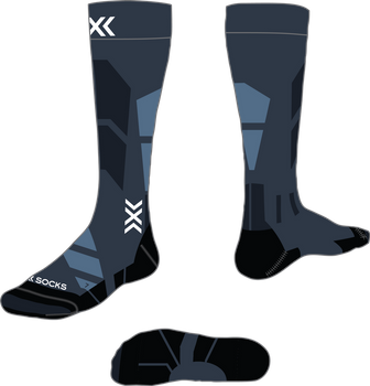 Skarpety narciarskie X-Socks Ski Perform OTC Marine/Mineral Blue - 2024/25