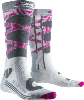 Skarpety narciarskie X-socks Ski Control 4.0 WMN Grey Melange/Charcoal - 2024/25