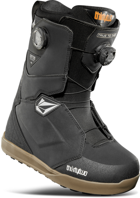 Buty Snowboardowe Thirty Two Lashed Double Boa X Volcom Men Black/Gum - 2024/25