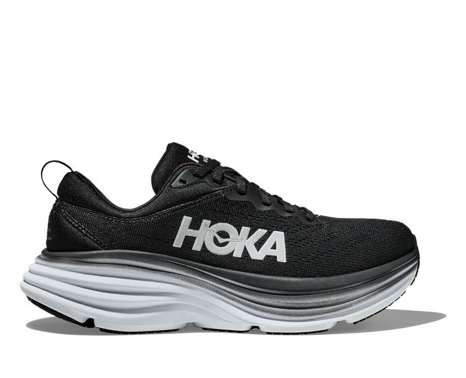 Buty męskie Hoka Bondi 8 Black/White