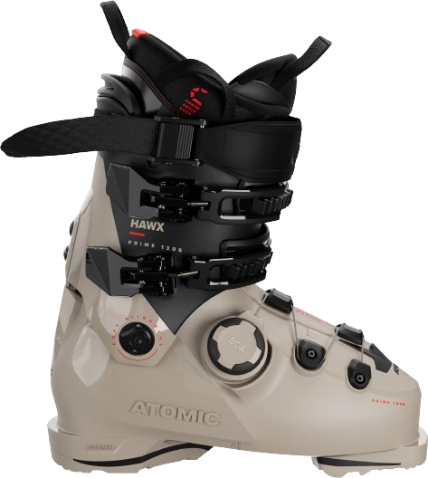 Buty narciarskie Atomic Hawx Prime 130 S BOA GW Cement/Black/Red - 2024/25