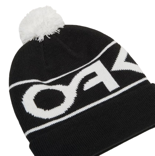 Czapka Oakley Factory Cuff Beanie Black/White Logo