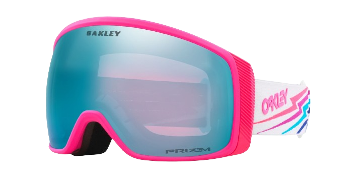 Gogle Oakley Flight Tracker M White Bolt Prizm Snow Sapphire Iridium - 2024/25