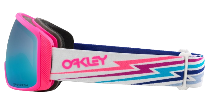 Gogle Oakley Flight Tracker M White Bolt Prizm Snow Sapphire Iridium - 2024/25