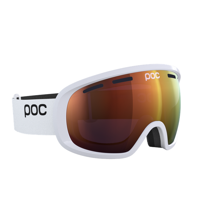 Gogle POC Fovea Hydrogen White/Partly Sunny Orange - 2024/25