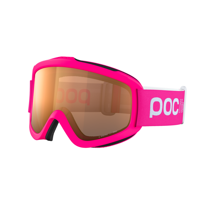 Gogle POC POCito Iris Fluorescent Pink/Partly Sunny Light Orange - 2024/25