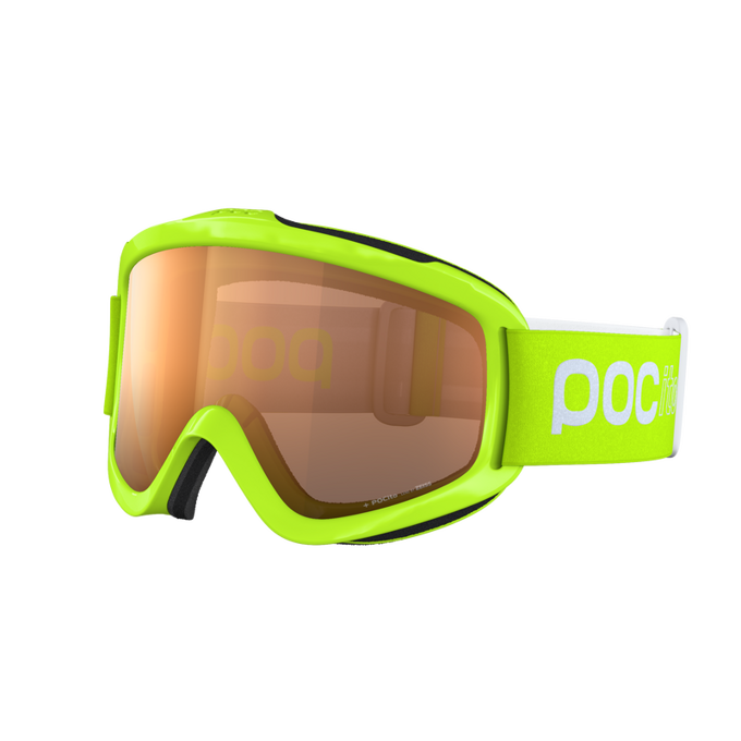 Gogle POC POCito Iris Fluorescent Yellow/Green/Partly Sunny Light Orange - 2024/25