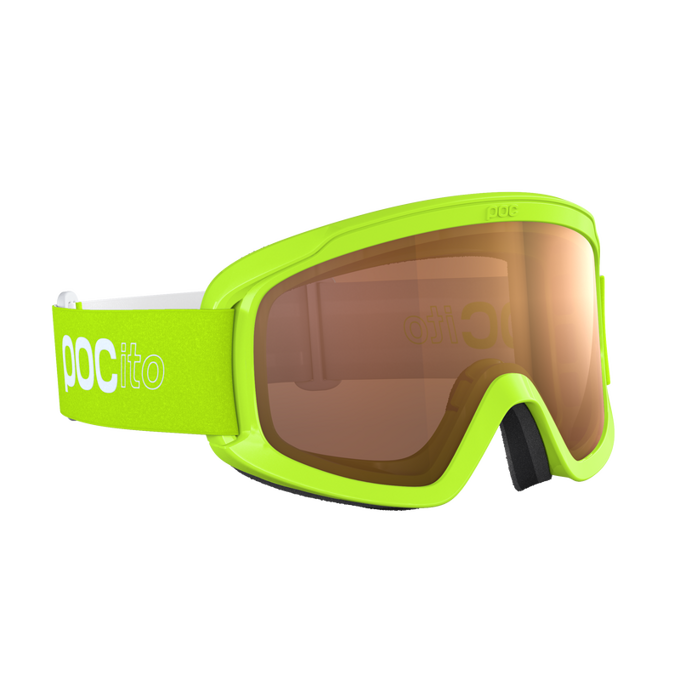 Gogle POC POCito Opsin Fluorescent Yellow/Green/Partly Sunny Light Orange - 2024/25