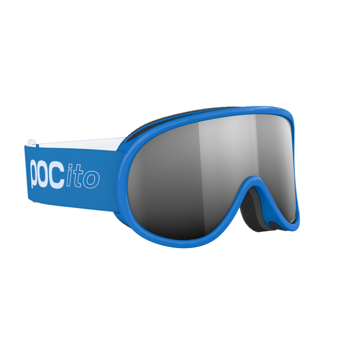 Gogle POC Pocito Retina Fluorescent Blue/Partly Sunny Silver - 2024/25