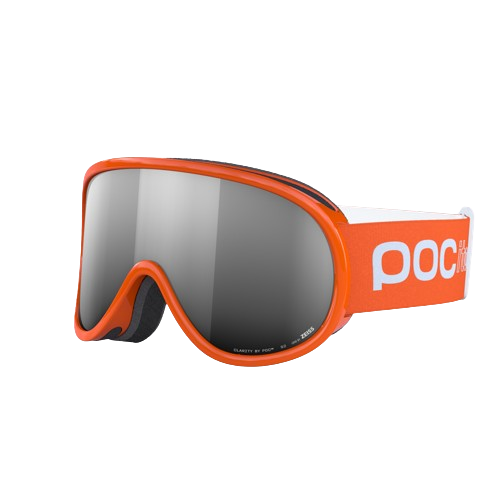 Gogle POC Pocito Retina Fluorescent Orange/Partly Sunny Silver - 2024/25