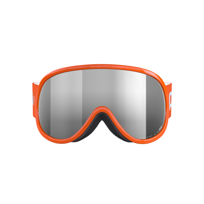 Gogle POC Pocito Retina Fluorescent Orange/Partly Sunny Silver - 2024/25