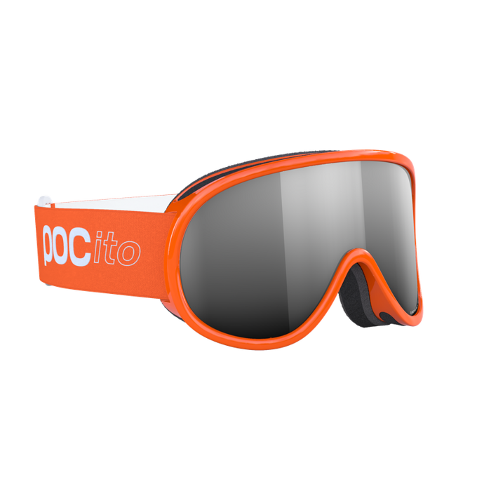 Gogle POC Pocito Retina Fluorescent Orange/Partly Sunny Silver - 2024/25