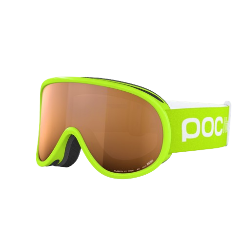 Gogle POC Pocito Retina Fluorescent Yellow/Green/Partly Sunny Light Orange - 2024/25