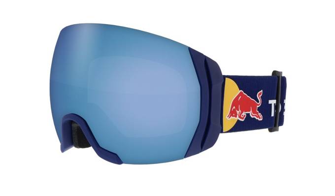 Gogle RED BULL SPECT Sight-003 S Matt Dark Blue/Brown Blue Mirror - 2022/23