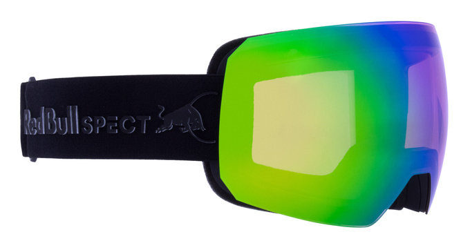 Gogle Red Bull Spect Reign 02 Black/Rose & Green Mirror - 2023/24