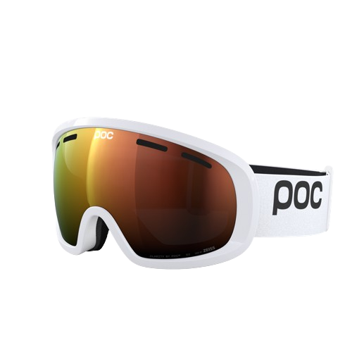 Gogle narciarskie POC Fovea Mid Hydrogen White/Partly Sunny Orange - 2024/25