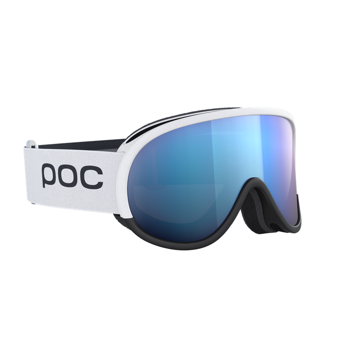 Gogle narciarskie POC Retina Race Hydrogen White/Uranium Black/Partly Sunny Blue - 2023/24