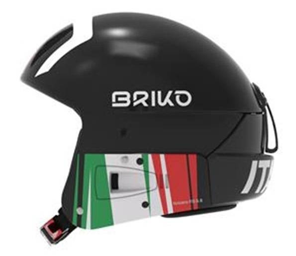 Kask BRIKO Vulcano FIS 6.8 FISI Shiny Black/White - 2022/23