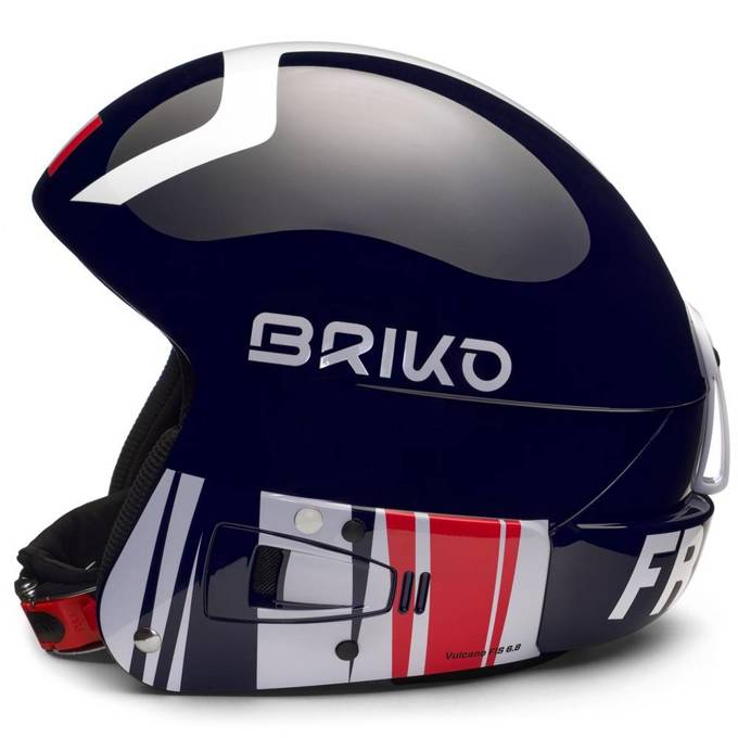 Kask BRIKO Vulcano FIS 6.8 France Shiny Tangaroa Blue/White - 2022/23