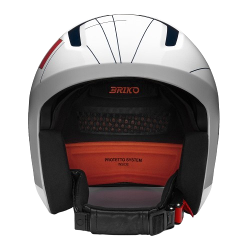 Kask Briko Vulcano 2.0 France Shiny White Tangaroa Blue - 2024/25