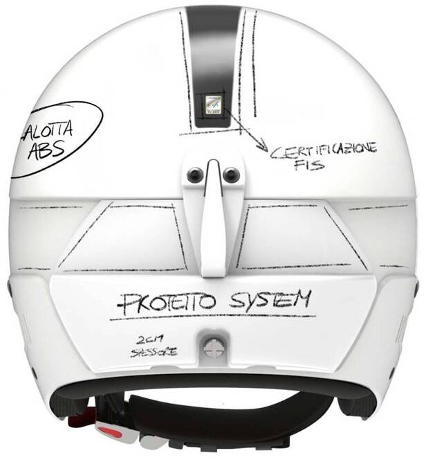 Kask Briko Vulcano FIS 6.8 Graphik Matt/White Black - 2023/24