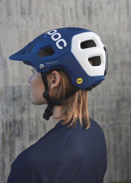 Kask Rowerowy POC Tectal Race MIPS Lead Blue/Hydrogen White Matt