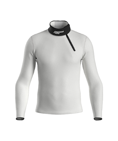 Koszulka Anti-Cut ENERGIAPURA Maglia Cut Resistant FIS Natural White Junior - 2023/24