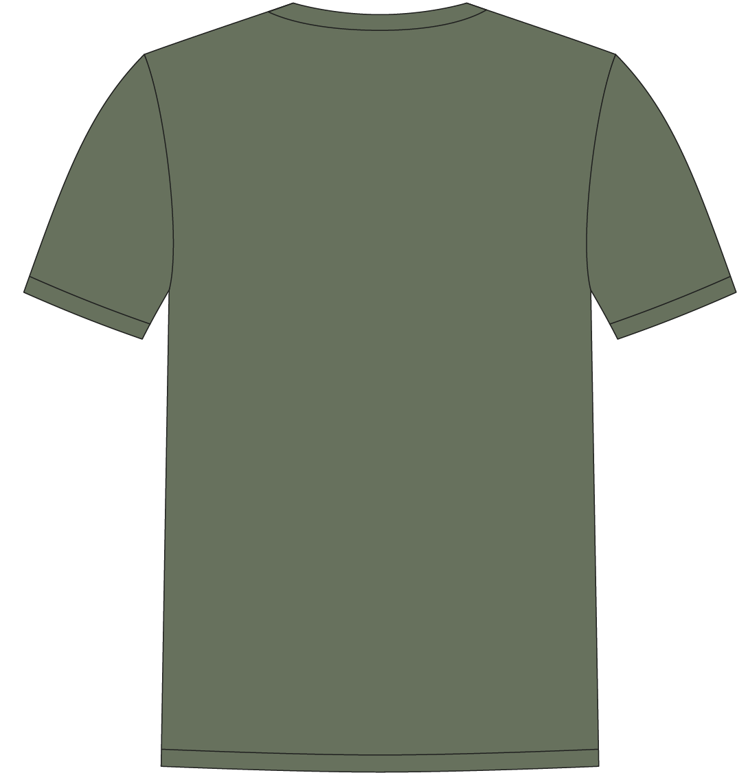 Koszulka Van Deer Essential T-Shirt Khaki - 2024/25