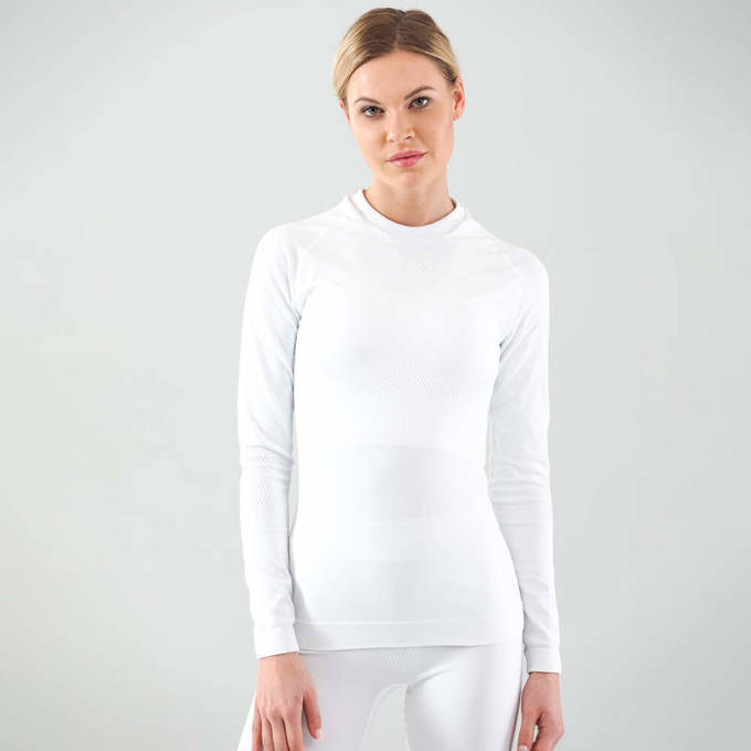 Koszulka termoaktywna Head Flex Seamless LS Women White - 2024/25