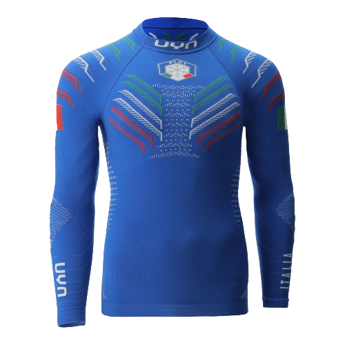 Koszulka termoaktywna UYN Natyon 3.0 Junior Italy UW Shirt LG SL Turtle Neck - 2024/25