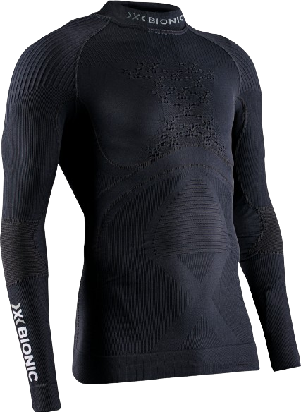 Koszulka termoaktywna X-bionic Energy Accumulator 4.0 Shirt Turtle Neck LG SL Men Opal Black/Arctic White - 2024/25