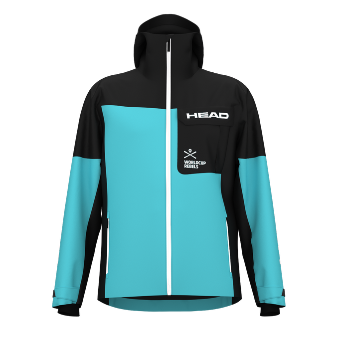 Kurtka HEAD Race Nova Jacket Black/Blue - 2024/25