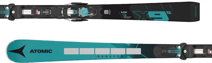 Narty Atomic Redster X9S Revoshock S + X 12 GW Black/Teal - 2024/25