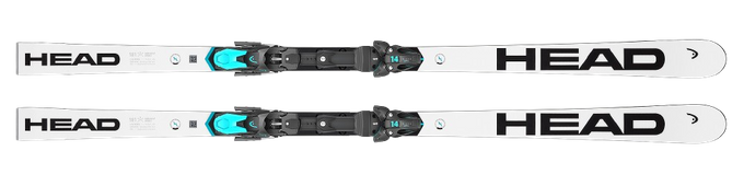 Narty HEAD WCR E-GS Rebel + Race Plate WCR 14 short (komórki) + Freeflex ST 14 - 2024/25