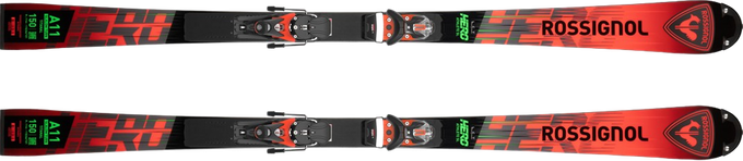 Narty Rossignol Hero Athlete SL 150 cm (komórki) + Spx 12 Rockerace GW Hot Red - 2024/25