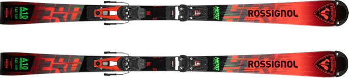 Narty Rossignol Hero Athlete SL Pro + NX 10 GW Black Hot Red - 2024/25