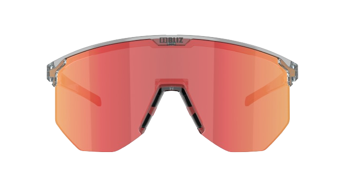 Okulary BLIZ Hero Transparent Dark Grey Frame/Brown with Red Multi Lenses