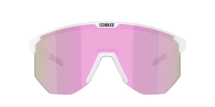 Okulary BLIZ Hero White Matt Frame/Brown with Pink Lenses