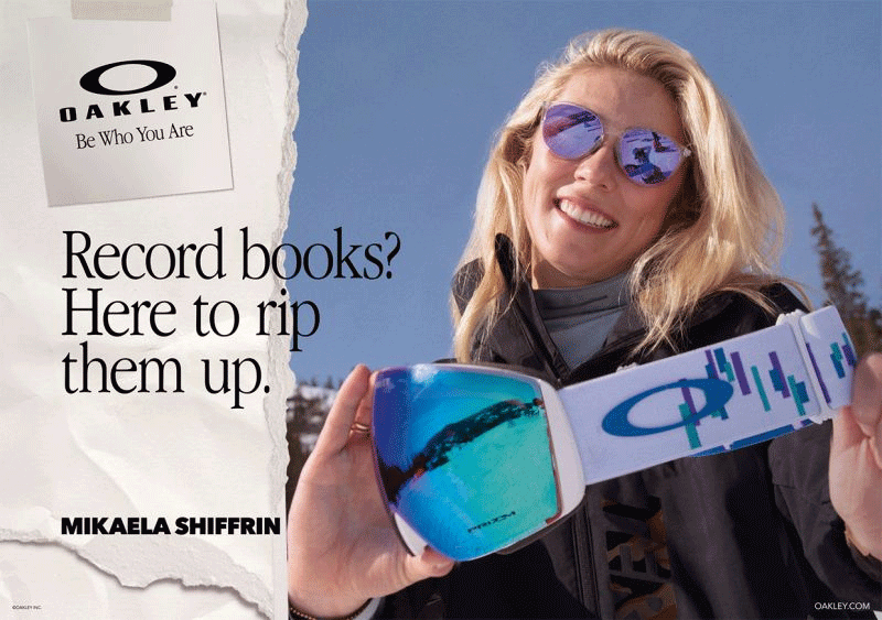 Okulary OAKLEY Sielo Mikaela Shiffrin Signature Series Prizm Violet Lenses / Polished Chrome Frame