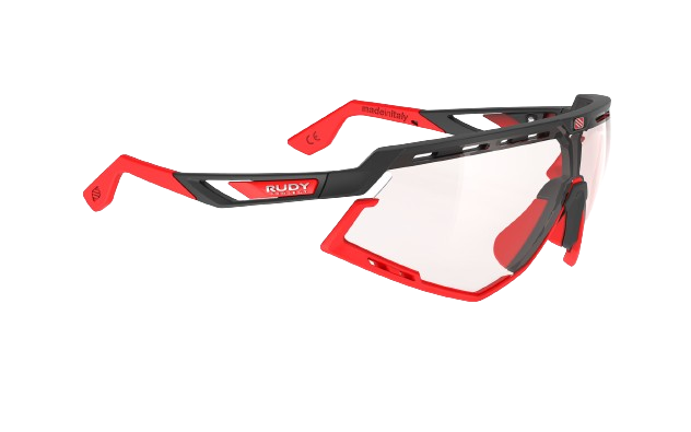 Okulary Rudy Project DEFENDER BLACK MATTE / BUMPERS RED FLUO - Impactx™ Photochromic 2 Red