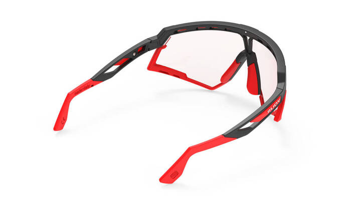 Okulary Rudy Project DEFENDER BLACK MATTE / BUMPERS RED FLUO - Impactx™ Photochromic 2 Red