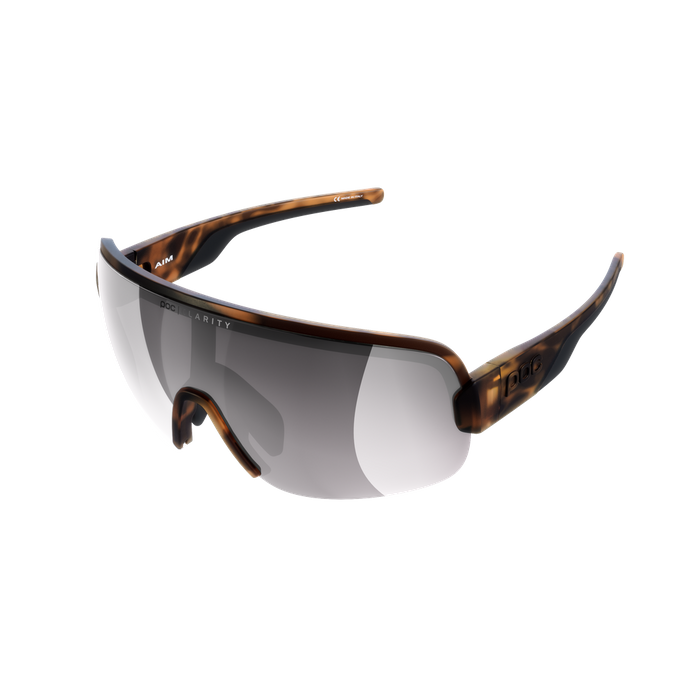 Okulary przeciwsłoneczne POC Aim Tortoise Brown/Clarity Road/Sunny Silver