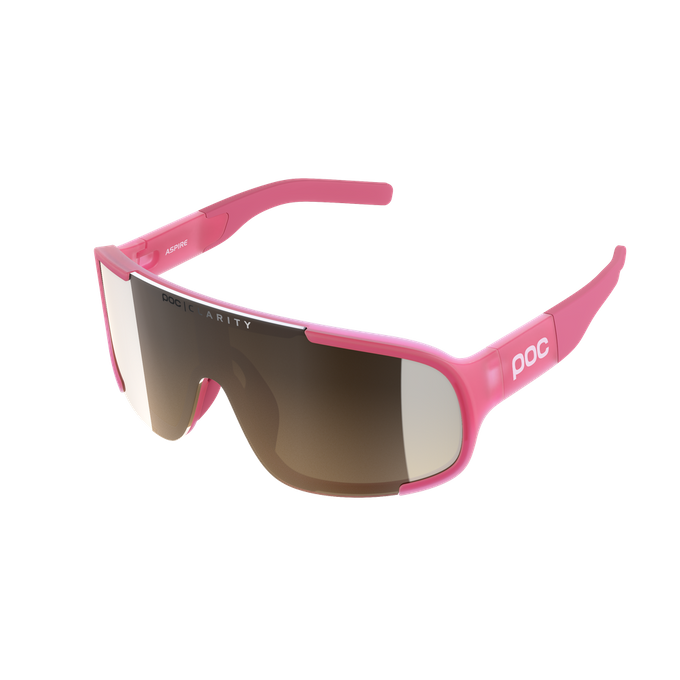 Okulary przeciwsłoneczne POC Aspire Actinium Pink Translucent - 2023/24