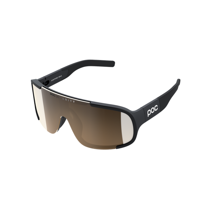 Okulary przeciwsłoneczne POC Aspire Mid Uranium Black/Brown Silver Mirror - 2024/25