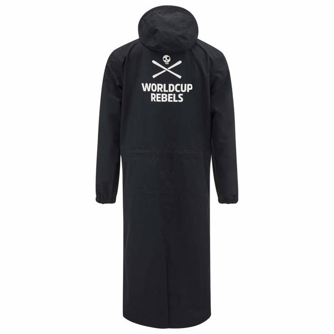 Płaszcz trenerski HEAD Race Rain Coat Black - 2024/25