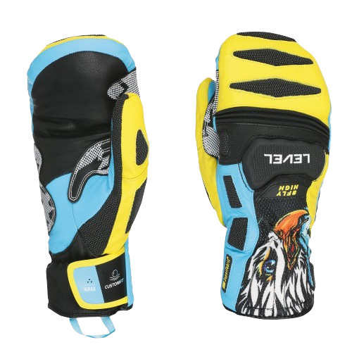 Rękawice Level SQ CF Mitt Yellow/Blue - 2024/25