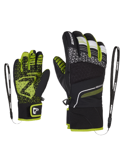 Rękawice Ziener Lonzalo AS(R) Glove Junior Black lime - 2023/24