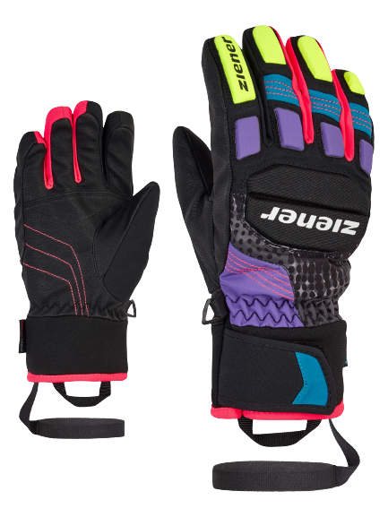 Rękawice Ziener Luro AS PR Junior Glove Junior Multicolor Print - 2023/24